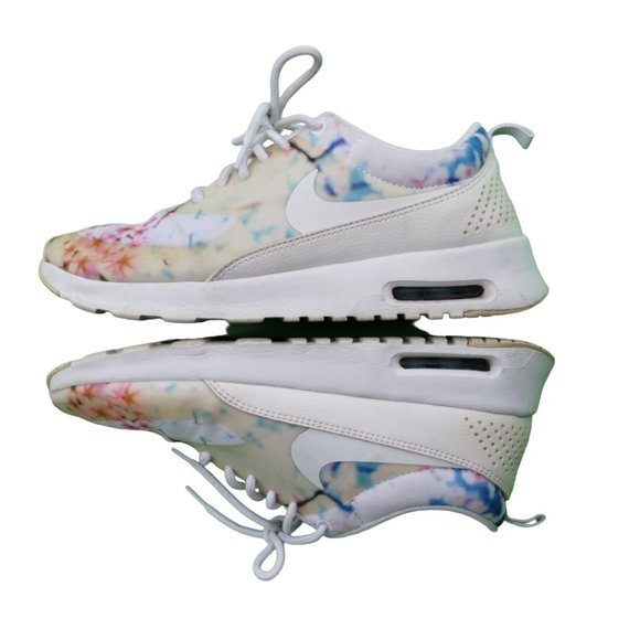 Nike Air Max Thea Cherry Blossoms Floral White Sneakers Women's 8.5 - 599408-102 - Picture 6 of 14